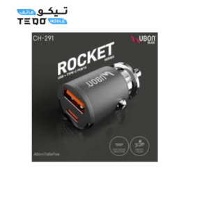 UBON Rocket Series CH-291 65W Car Charger with USB + Type-C Ports